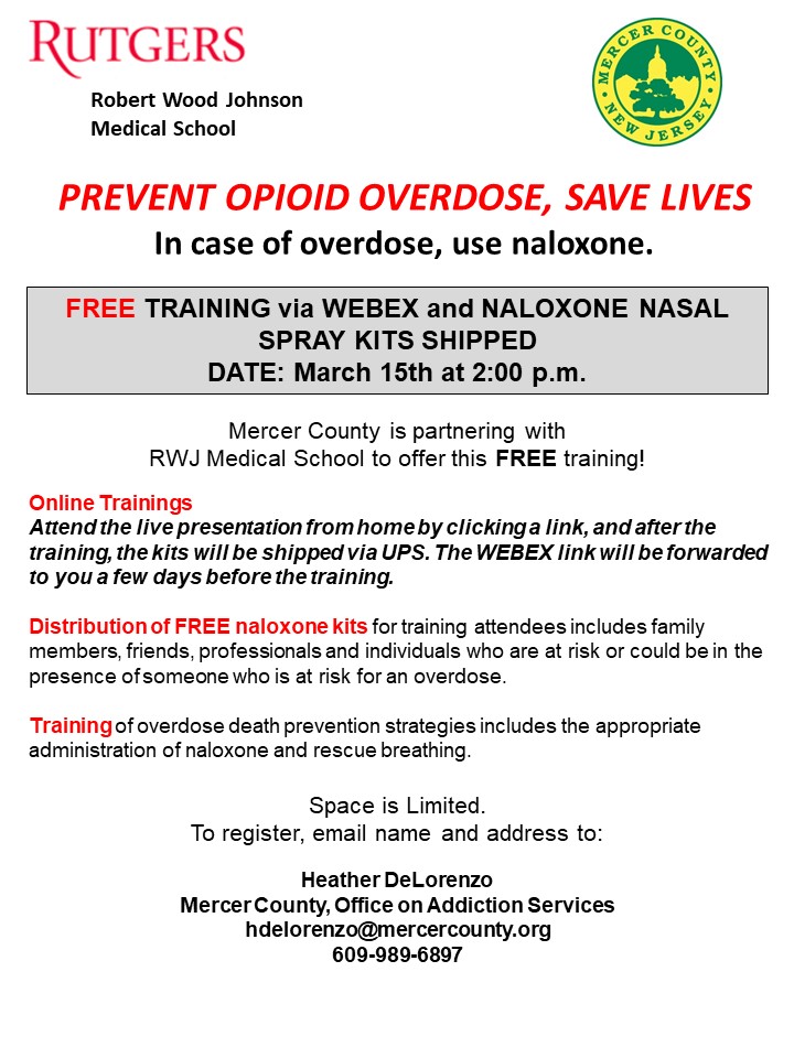 Naloxone Flyer March 15th