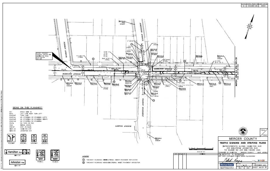 HKL Traffic Signing and Striping Plans 