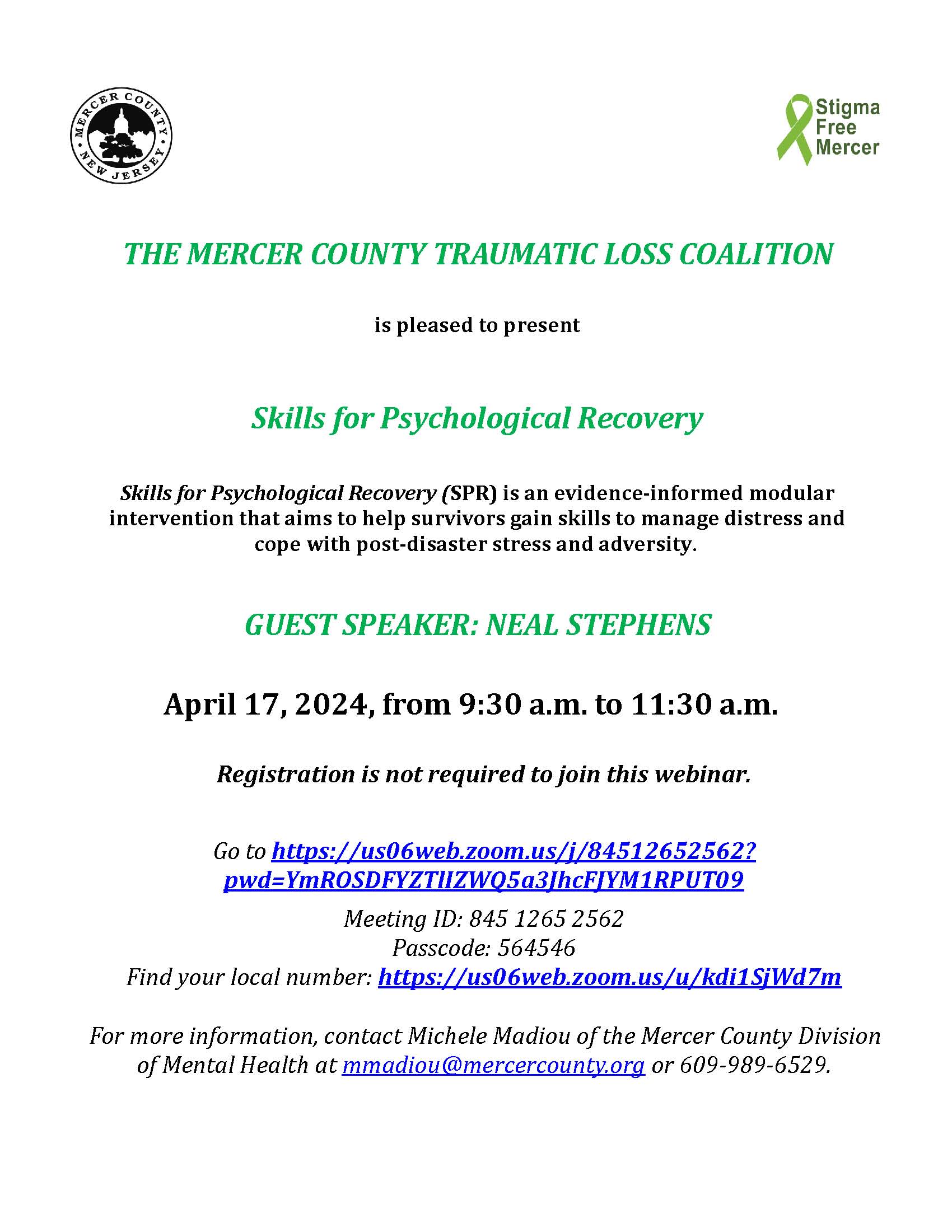 Neal Stephens - TLC presentation April 17