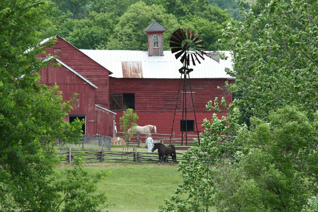 Howell Living History Farm windmill