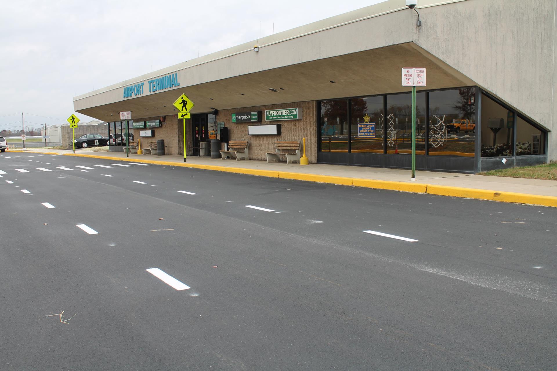 Trenton-Mercer Airport exterior