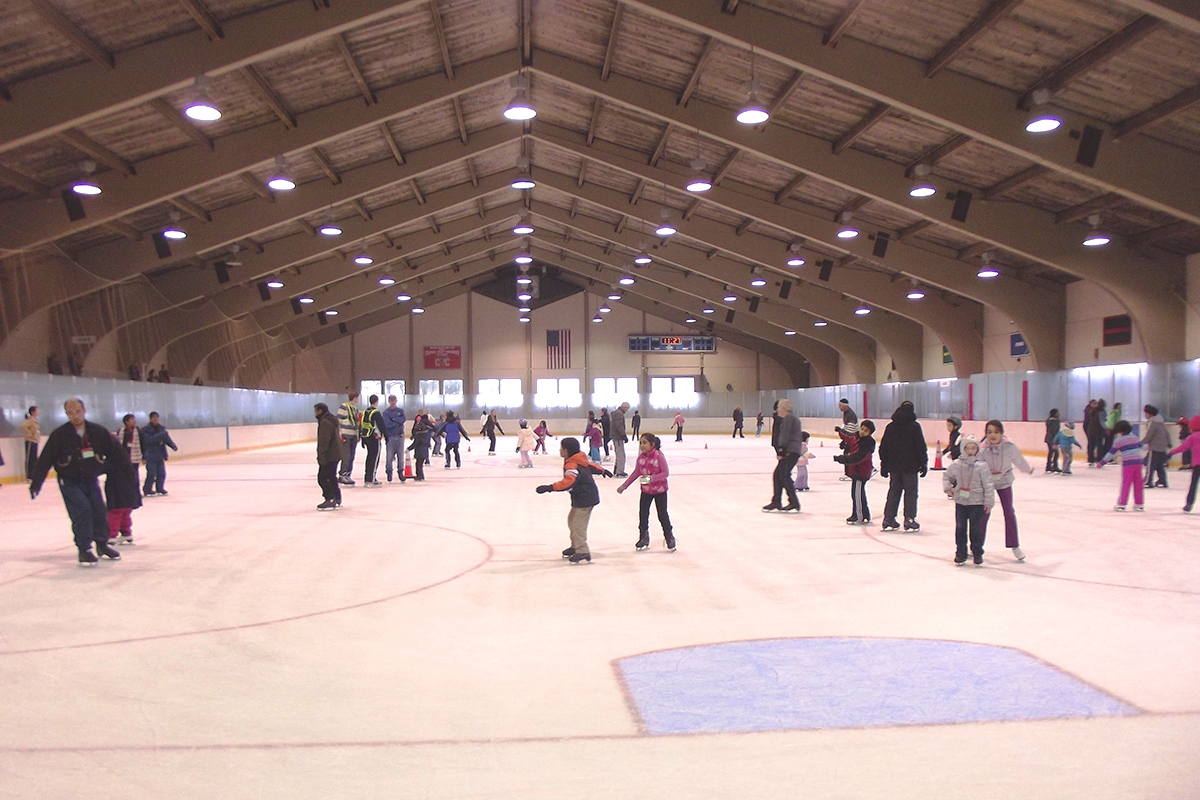 Skating at Mercer County Park