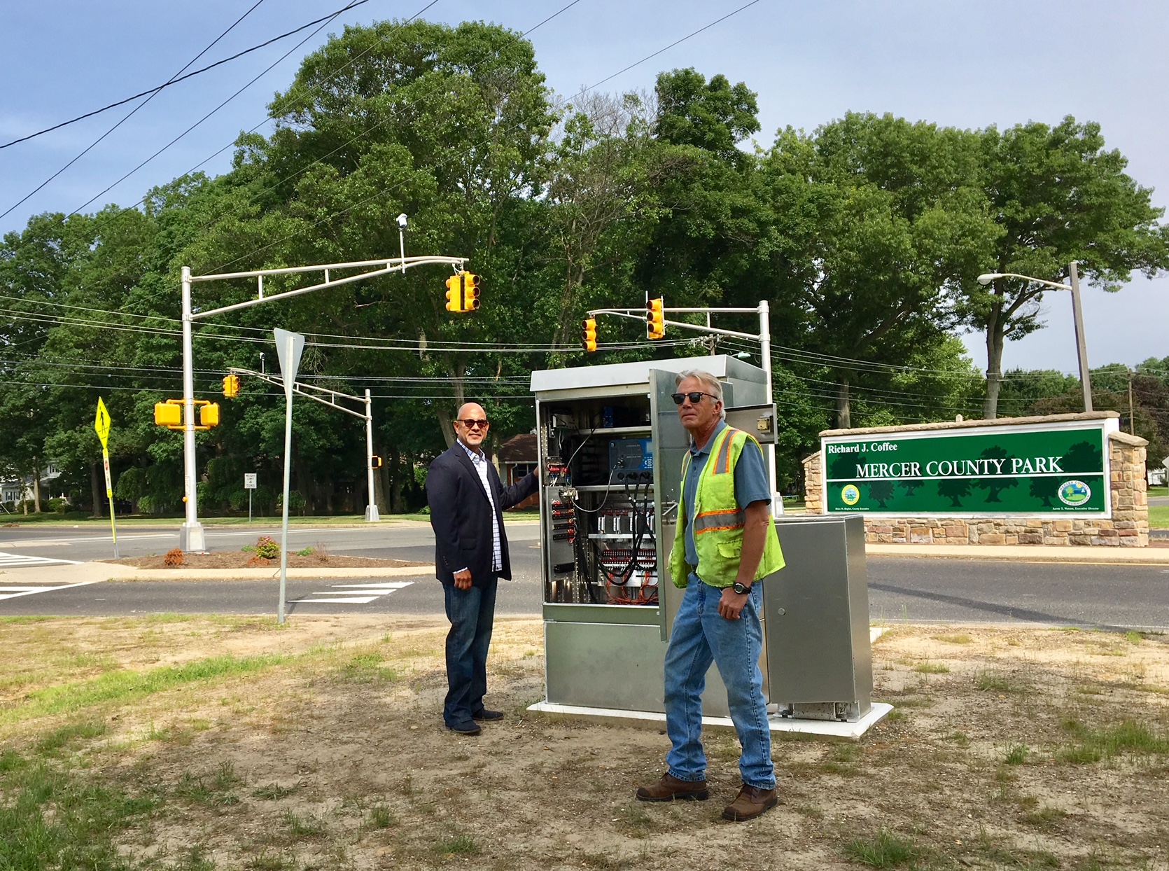 New traffic signal Hughes Drive