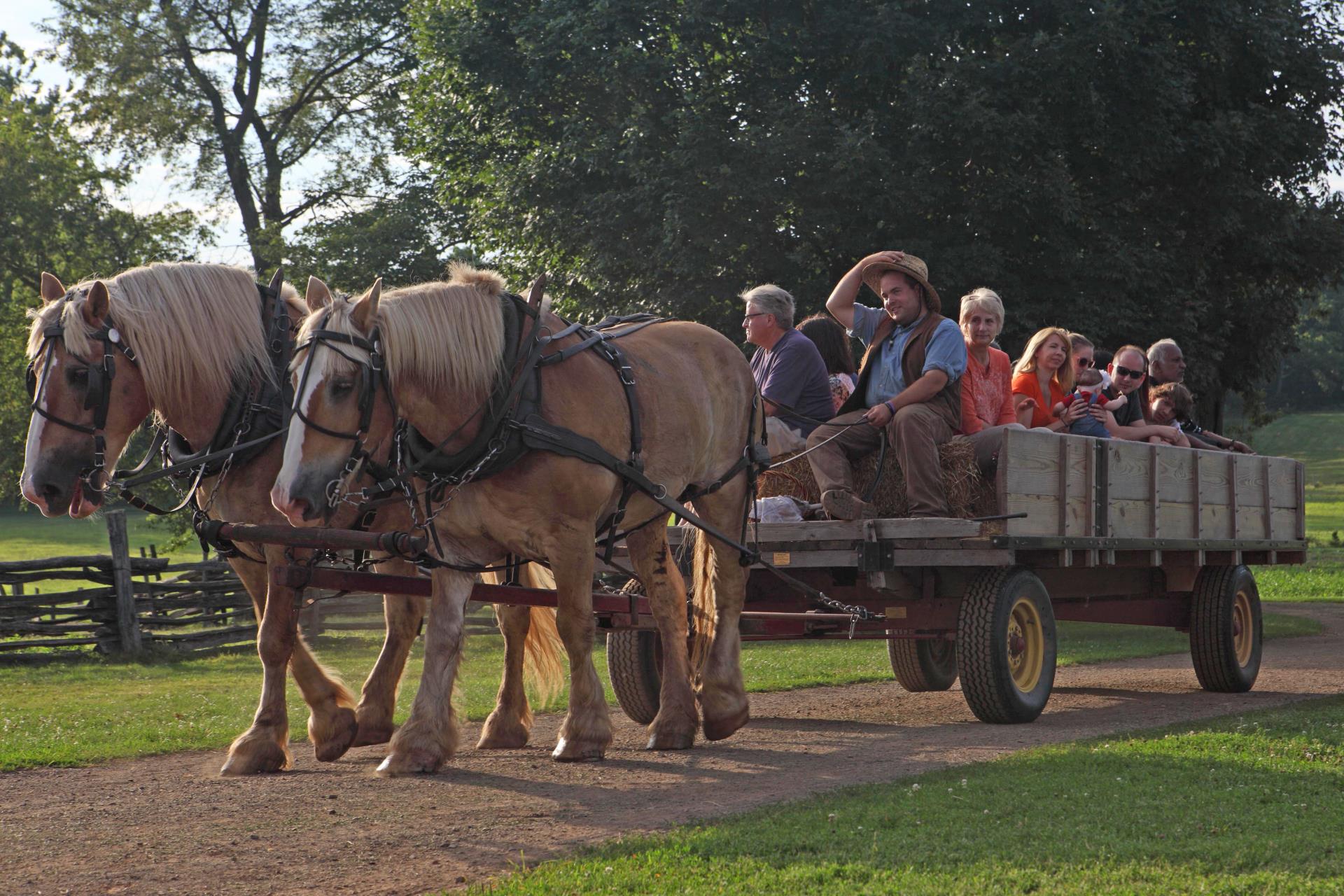 Howell Farm evening hayrides