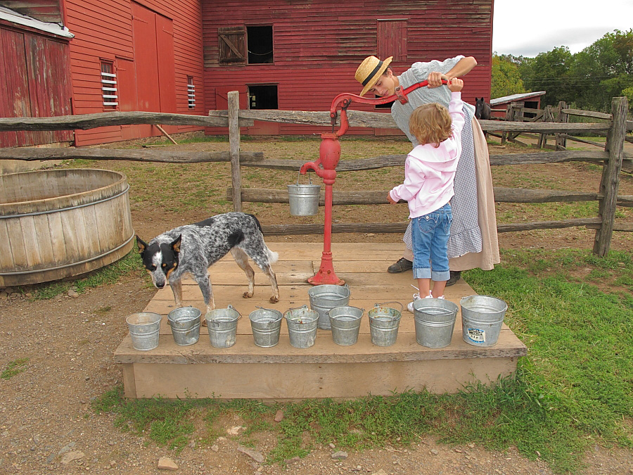 Pumping water - Howell Farm