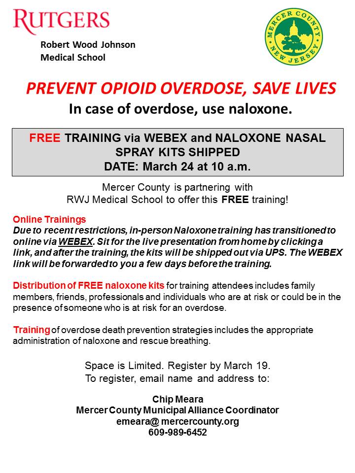 Naloxone Training Webex March 24 2021