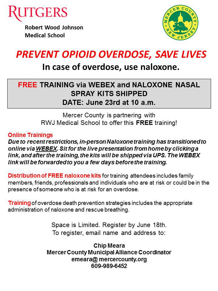 Naloxone Training June 23 2021