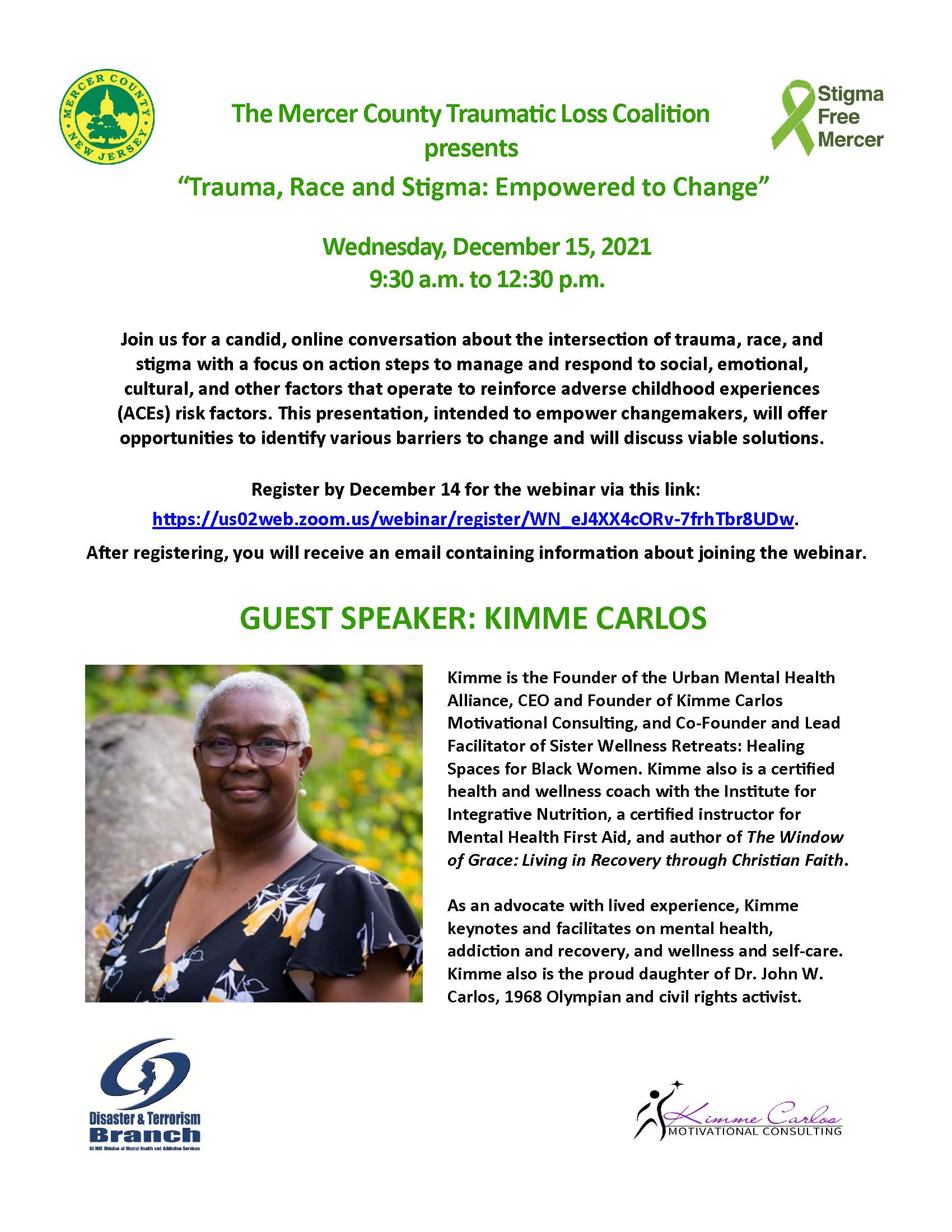 Trauma, Race and Stigma Empowered to Change Dec. 15 2021